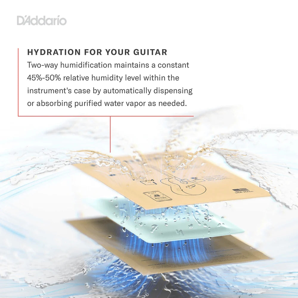 D'Addario Guitar Humidipak Maintain