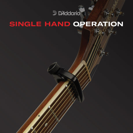 D'Addario Capo Lite (Black) - Capos - D'Addario