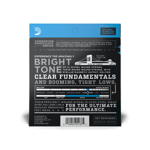 D'Addario EXL220S Nickel Wound Short Scale Super Light Gauge .40 - .95 - Bass Strings - D'Addario