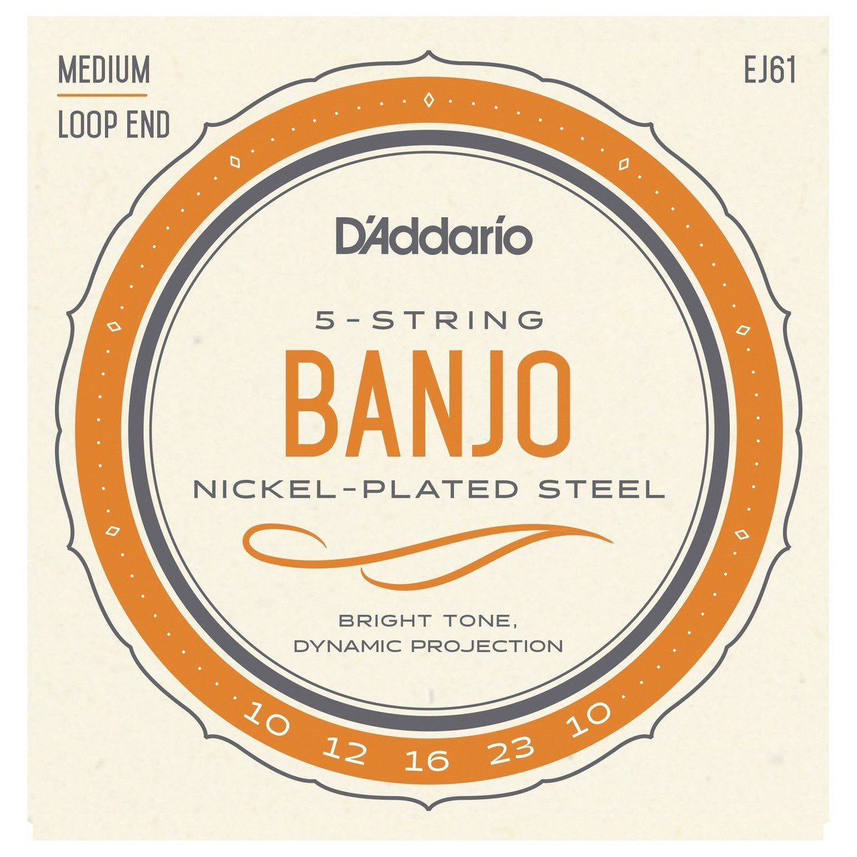 D'Addario Nickel Plated Steel Banjo Strings - Strings - D'Addario