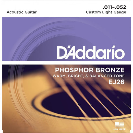D'Addario Phosphor Bronze Acoustic Guitar Strings - Strings - D'Addario