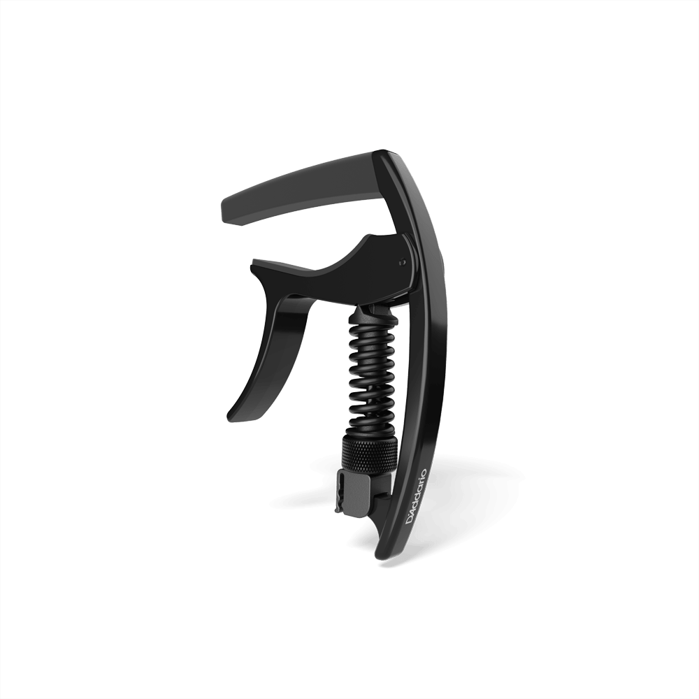 D'Addario Tri Action Capo (Black) - Capos - D'Addario
