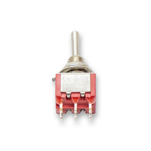 DPDT ON/OFF/ON Mini Toggle Switch - Parts - WM Guitars