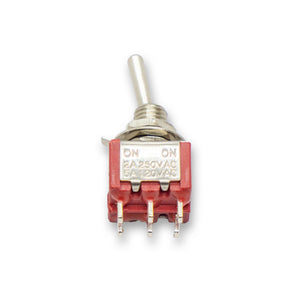 DPDT ON/ON Mini Toggle Switch - Parts - WM Guitars