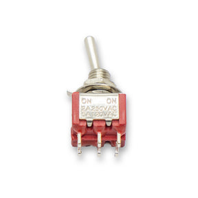 DPDT ON/ON Mini Toggle Switch - Parts - WM Guitars