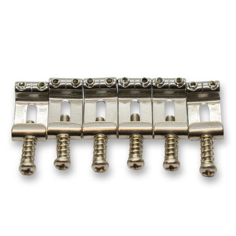 Folded Stainless Steel Saddles (Various Finishes & String Spacings) - Parts - WM Guitars