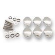 Machine Head Buttons and Fittings x6 Kluson Style (Various Finishes) - parts - WM Guitars
