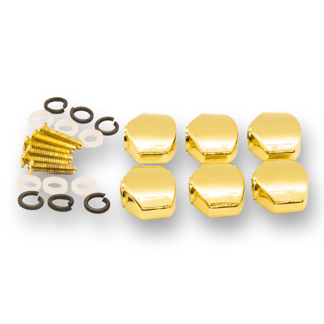Machine Head Buttons and Fittings x6 Schaller Mini Style (Various Finishes) - parts - WM Guitars