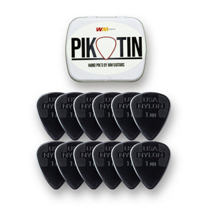 PikTin by WM Guitars 12x Dunlop Nylon Standard Picks (Multiple Sizes) - Picks - WM Guitars