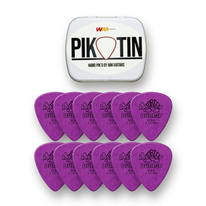 PikTin by WM Guitars 12x Dunlop Tortex Standard Picks (Multiple Sizes) - Picks - WM Guitars