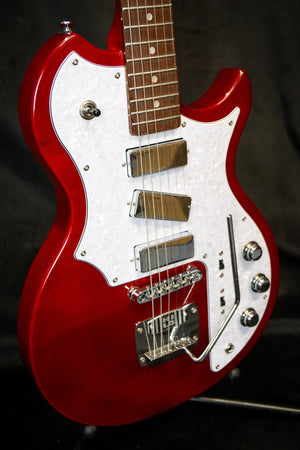 Rapier Deluxe Thru Red Electric Guitar - Electric Guitars - Rapier