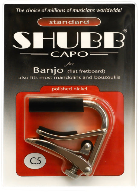 Shubb C5 Standard Banjo Capo - Capos - Shubb