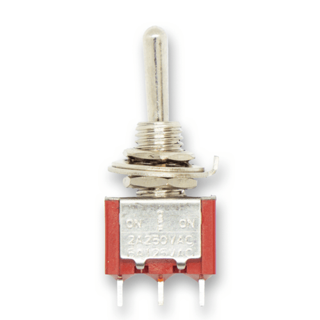 SPDT ON/OFF/ON Mini Toggle Switch (3 Pole) - Parts - WM Guitars