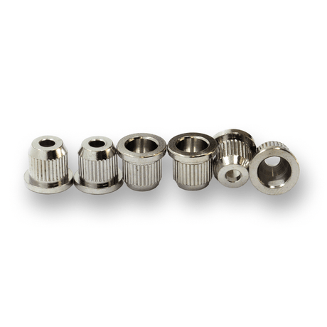 String Ferrules for String Through Body Guitars Brass (Various Finishes) - Parts - WM Guitars