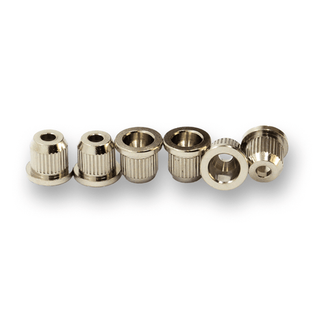 String Ferrules for String Through Body Guitars Brass (Various Finishes) - Parts - WM Guitars