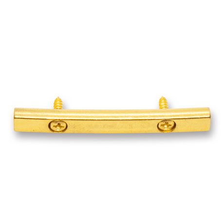 String Retainer Bar & Screws Set (Gold) - WM Guitars