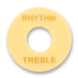 Toggle Switch Surround (Cream) - WM Guitars
