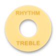 Toggle Switch Surround (Cream) - WM Guitars