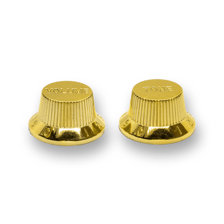 Top Hat Pot Knobs Strat Style (Various Colours) - Parts - WM Guitars