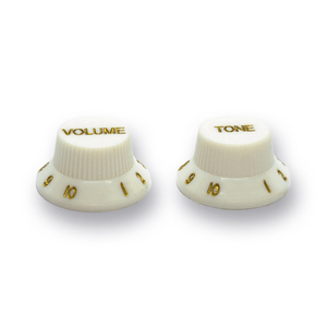 Top Hat Pot Knobs Strat Style (Various Colours) - Parts - WM Guitars