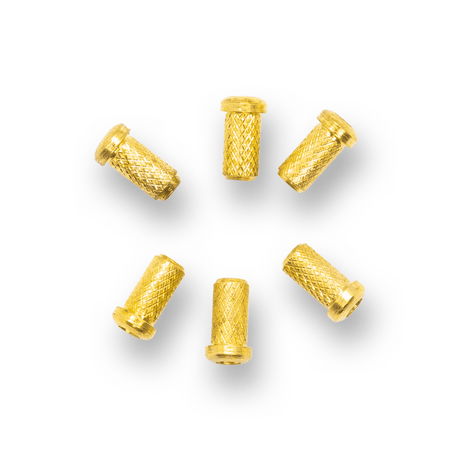 Top Mount String Through Ferrules (Various Finishes) - parts - WM Guitars