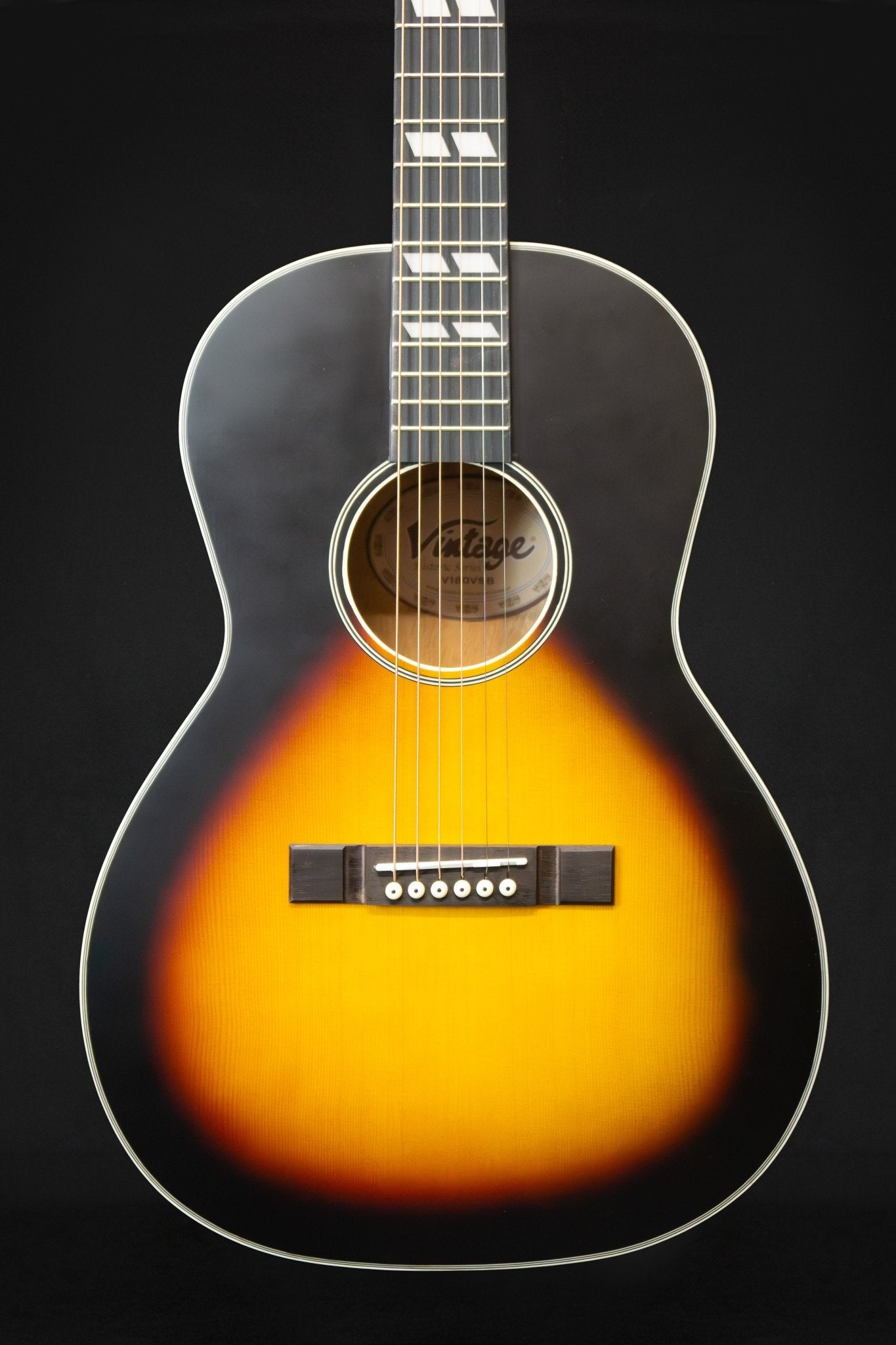 Vintage Historic Series Parlour Acoustic Guitar - Acoustic Guitars - Vintage