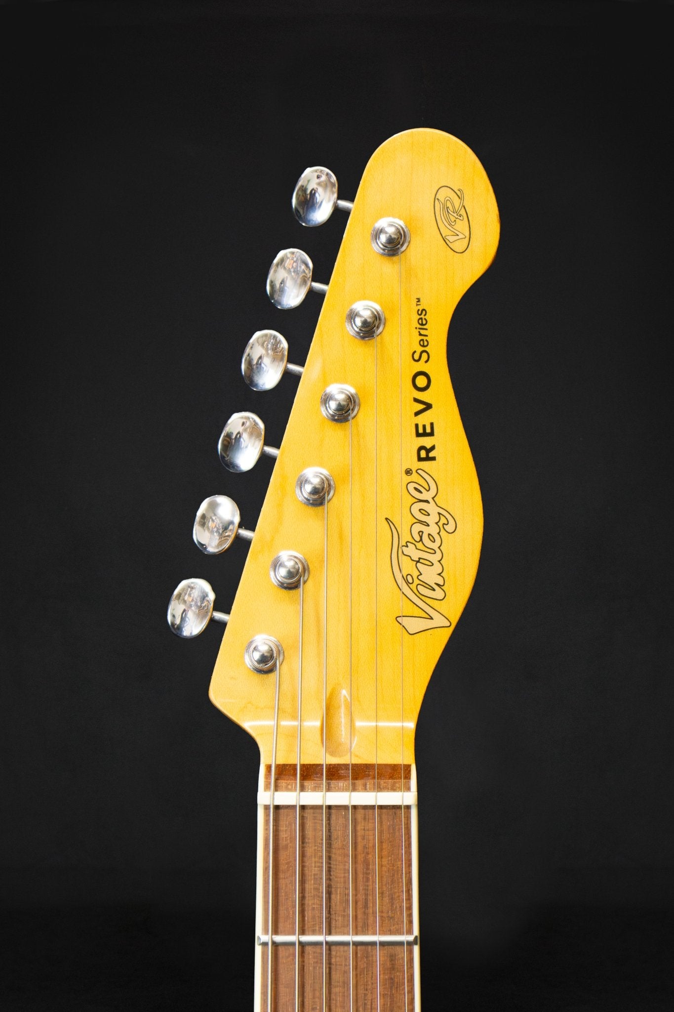 Vintage REVO Series 'Trio' Electric Guitar Honeyburst - Electric Guitars - Vintage