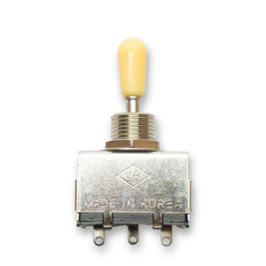 Vintage Style 3 Way Box Toggle Switch (Various Colours) - Parts - WM Guitars