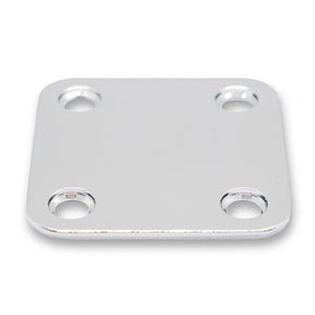 Vintage Style Neck Plate & Screws Set (Chrome or Gold) - Parts - WM Guitars