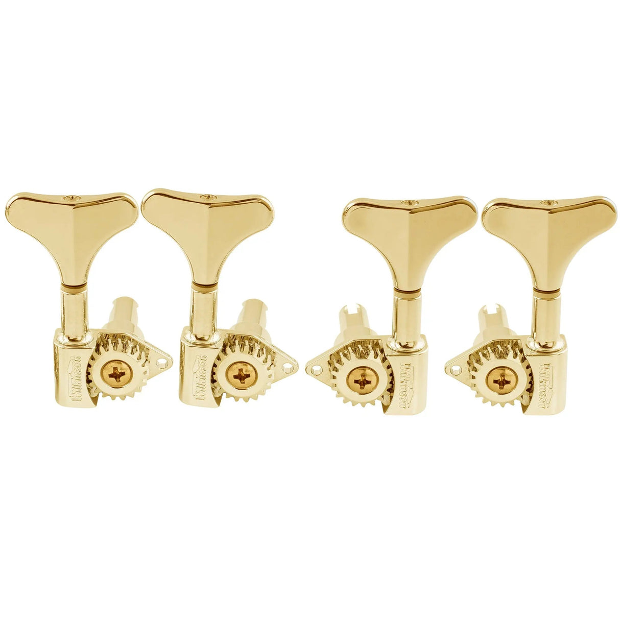 Wilkinson 2R2L 20:1 Ratio Open Gear Bass Machine Heads - Parts - Wilkinson