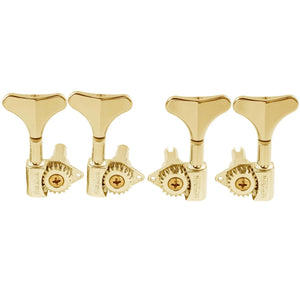 Wilkinson 2R2L 20:1 Ratio Open Gear Bass Machine Heads - Parts - Wilkinson