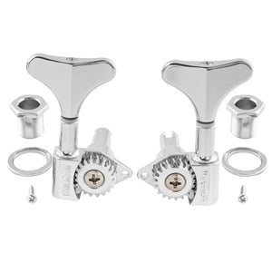 Wilkinson 2R2L 20:1 Ratio Open Gear Bass Machine Heads - Parts - Wilkinson