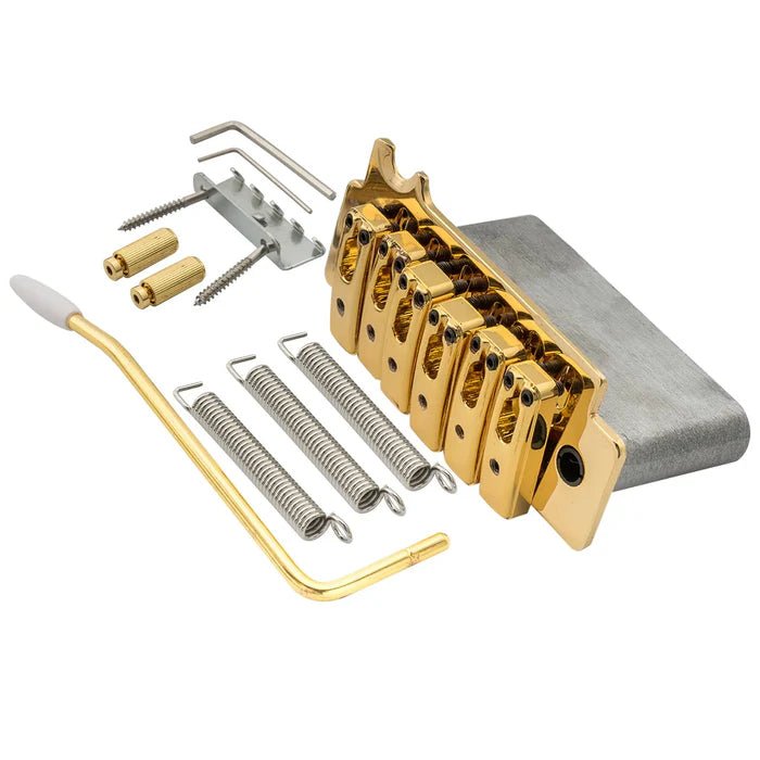 Wilkinson M Series 52.5mm Individual Saddle Full Block ST Guitar Tremolo Bridge - Parts - Wilkinson