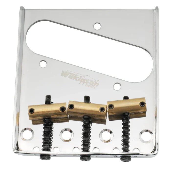 Wilkinson M Series 54mm Vintage Ashtray Style Bridge with 3 Brass Barrel Saddles - Parts - Wilkinson