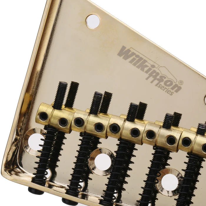 Wilkinson M Series 54mm Vintage Ashtray Style Bridge with 6 Brass Barrel Saddles - Parts - Wilkinson