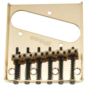 Wilkinson M Series 54mm Vintage Ashtray Style Bridge with 6 Brass Barrel Saddles - Parts - Wilkinson