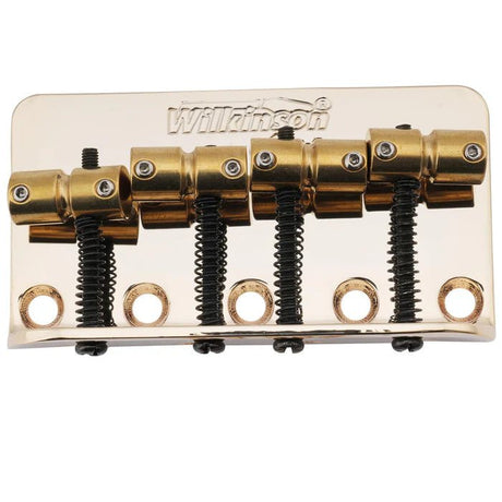 Wilkinson WBBC Bass Bridge Brass Saddles for 4 - String Precision/Jazz Bass - Parts - Wilkinson