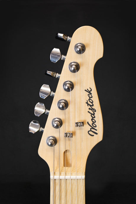 Woodstock S Standard Pacific Blue Electric Guitar - Electric Guitars - Woodstock