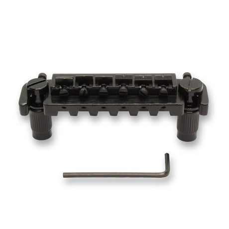 Wrap - Around Bridge Assembly (Black) - Parts - WM Guitars
