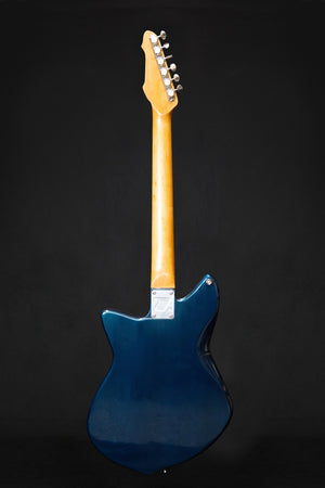 Zona Sulis Custom Petrol Blue Metallic Handmade Electric Guitar - Electric Guitars - Zona