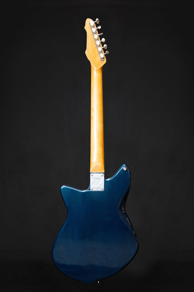 Zona Sulis Custom Petrol Blue Metallic Handmade Electric Guitar - Electric Guitars - Zona
