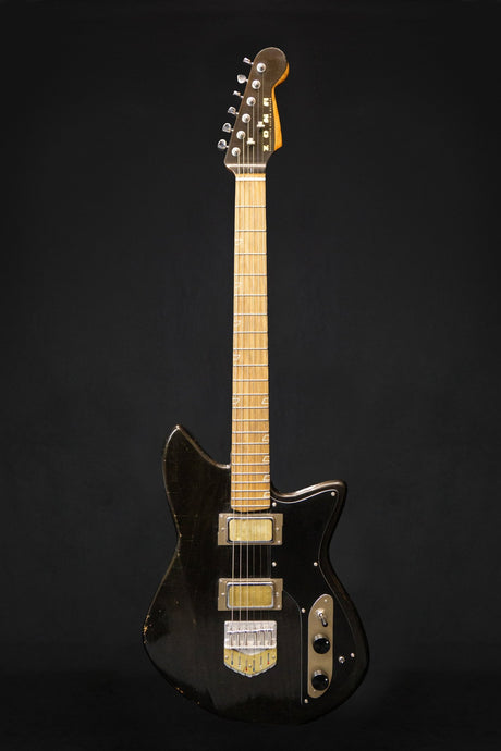 Zona Sulis Custom Texas Tea Black Gold Handmade Electric Guitar - Electric Guitars - Zona