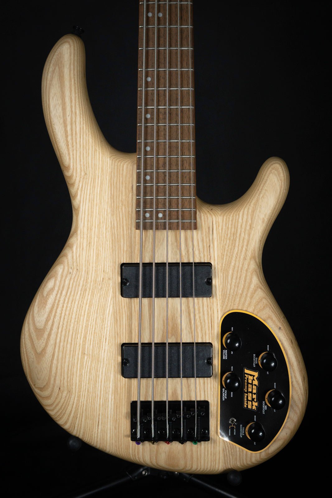 Cort DLX V AS Bass, Open Pore Natural - Bass Guitars - Cort